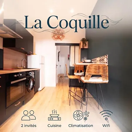 דירה La Coquille - Terrasse Et Climatisation En Centre - Gare Saint Roch